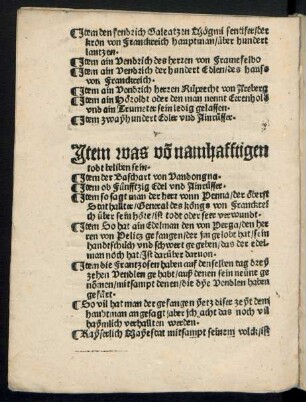 Item was von namhafftigen todt beliben sein.