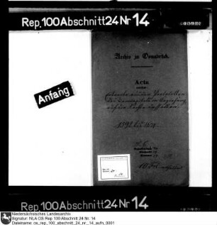 Auszüge aus dem Domkapitelsprotokollen über die Rechte des Osnabrücker Domkapitels