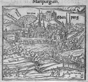 Stadtansicht von Marburg