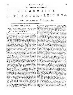 [Dupaty, Charles Marguerite Jean Baptiste Mercier]: Lettres sur l'Italie en 1785. - Paris : de Senne T. 1 + 2. - 1788