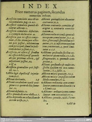 Index Prior numerus paginam, secundus numerum indicat