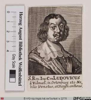 Bildnis Ludwig Vid(e)mann Reichsgraf von Ortenburg (in Kärnten)