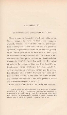 Chapitre VI. Les concessions étrangères en Corée
