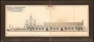 Hauptbahnhof, Dresden: Aufriss zur Wiener Straße