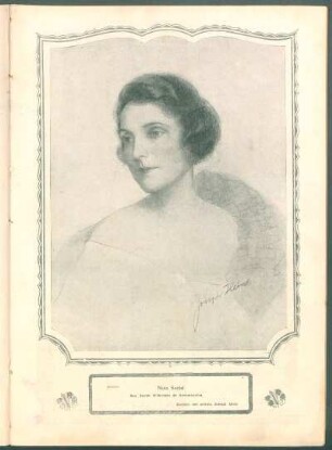 Nota social. - Sra. Sarah Wilkinson de Santamarina