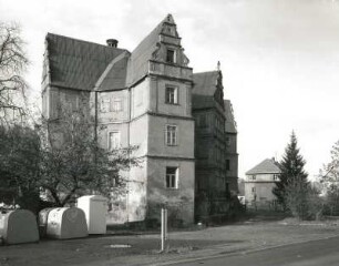 Pirna-Rottwerndorf, Altrottwerndorf 24. Schloss Rottwerndorf (1556, 1561, 1579). Ansicht von Osten