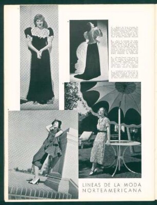 Líneas de la moda norteamericana