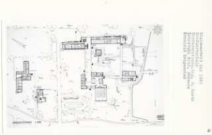 Seefahrtschule (Diplomarbeit bei Kurt Dübbers): Grundriss Erdgeschoss 1:200
