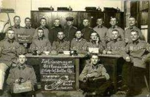 Soldaten eines Lehr-Infanterie-Battaillons