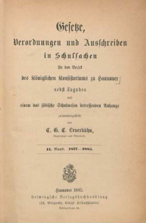 Bd. 1,2: 1877 - 1885