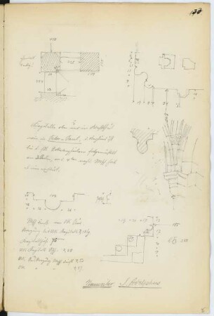 St. Adelphi, Neuweiler: Details (aus: Skizzen- und Fotoalbum 7)