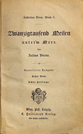 Zwanzigtausend Meilen unter'm Meer, 1
