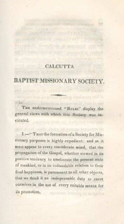Calcutta Baptist Missionary Society