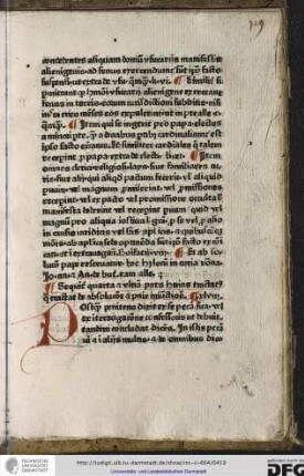 Sequitur quarta et ultima pars huius tractatus que tractat de absolutione et penitentie iniunctione, [capitulum] xlviii.