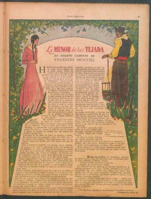 La menor de las tejada : Un cuento campero de Venancio Montiel