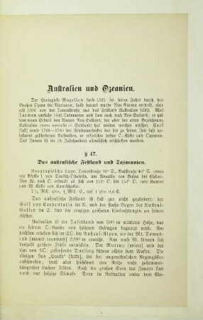 Australien und Ozeanien