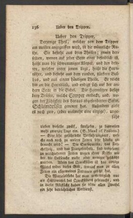 Ueber den Tripper