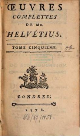 De L'homme, 3