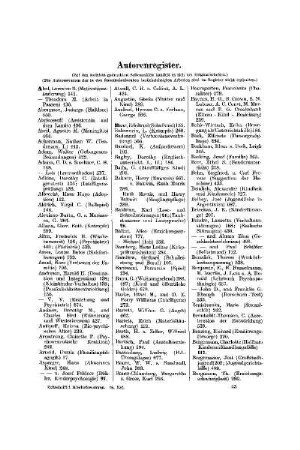 Autorenregister
