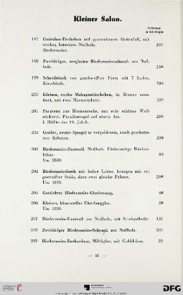 Kleiner Salon (Nr. 197-263)