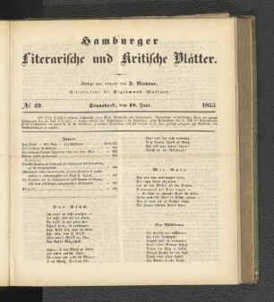 No. 49. 18. Juni 1853
