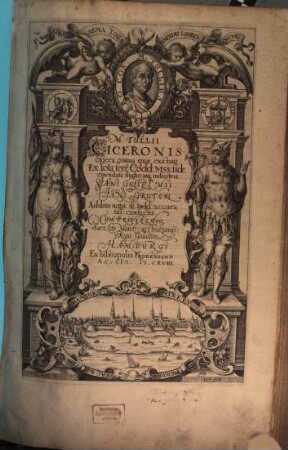 M. Tullii Ciceronis opera omnia quae exstant : Ex sola fere Codd Mss. fide emendata, 1. Quo Omnes Eius Libri Oratorii Continentur