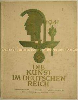Illustrierte Fachzeitschrift "Die Kunst im Deutschen Reich" über die "Großen Deutschen Kunstausstellung 1941"