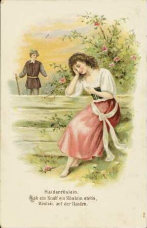 Haidenröslein - Sah ein Knab' ein Röslein steh'n [...]