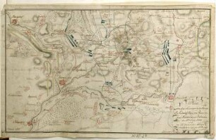WHK 30 Bayerischer Sukzessionskrieg: Plan des Einmarsches der preußischen Armee nach Böhmen, 5. Juli bis 15. August 1778