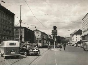 München, Sonnenstraße, Blick vom Sendlinger-Tor-Platz nach Norden
