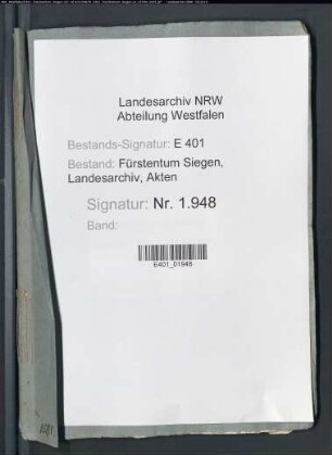 Renteirechnung des Amtes Siegen (zusammengestellt durch den Rentmeister Chun Schwartz)