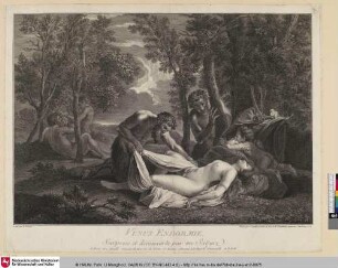 VENUS ENDORMIE, Surprise et découverte par un Satyre; [Schlafende Venus]