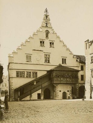 Rathaus, Lindau : Lindau. Rathaus, Ansicht vom Bismarckplatz