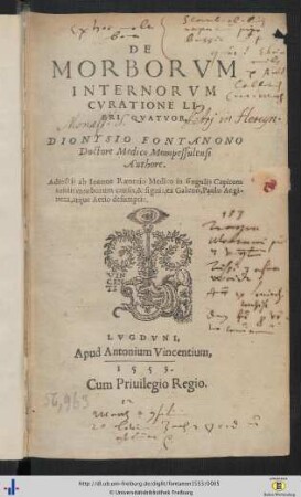 De Morborvm Internorvm Cvratione : Libri Qvatvor