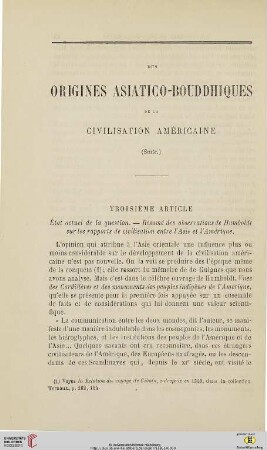 N.S. 11.1865: Des origines asiatico-bouddhiques de la civilisation américaine, 3