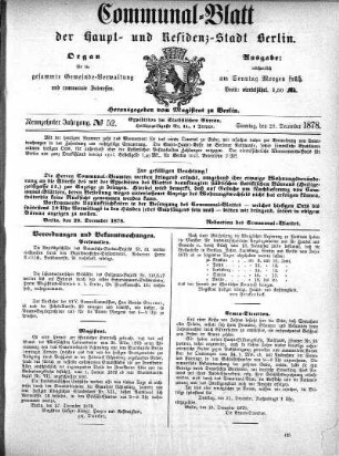 1878,52: No. 52, 29. Dezember 1878