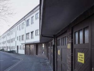 Wohnzeile in der Heimatsiedlung