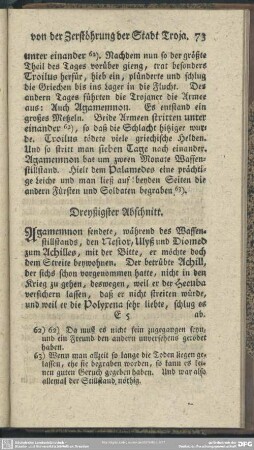 Dreyßigster Abschnitt