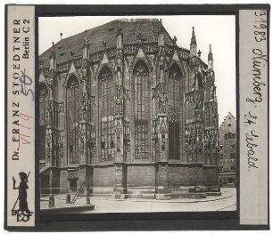 Nürnberg, St. Sebald : Außenansicht von SO, Chor