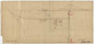 Lageplan der Brikettfabrik und Nebengebäude