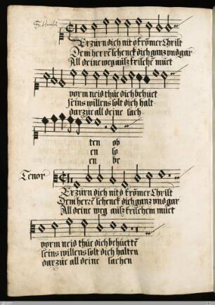 Sigismundus Haemelius : Erzürn dich nit o frommer Christ