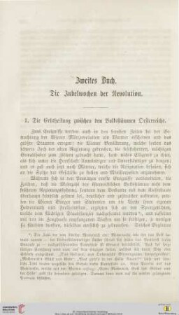 1. Die Erbtheilung zwischen den Volksstämmen Oesterreichs