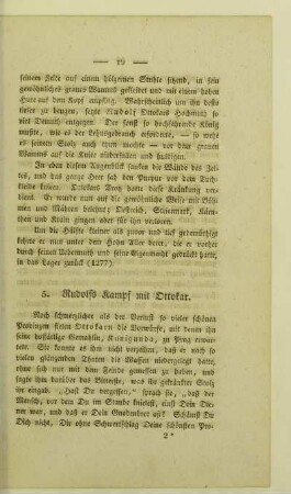 5. Rudolfs Kampf mit Ottokar