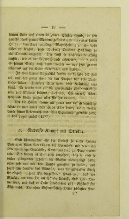 5. Rudolfs Kampf mit Ottokar