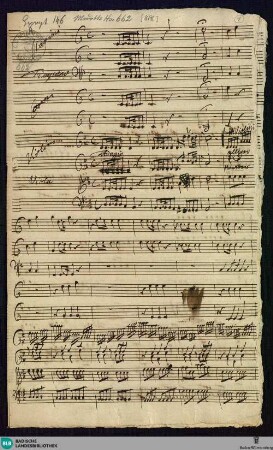 Symphonies - Mus. Hs. 662 : orch; D; BrinzingMWV 7.160