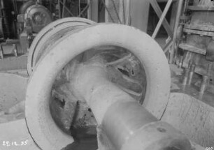 Industrie-Kraftwerk. Maschine 8, Kühlwasserpumpe : Lauta (Niederlausitz). Industrie-Kraftwerk. Maschine 8, Kühlwasserpumpe