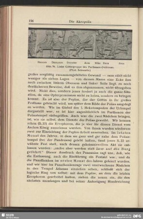 Linke Göttergruppe des Parthenon-Ostfrieses