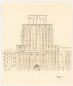 Hochhaus am Blücherplatz, Berlin: Ansicht