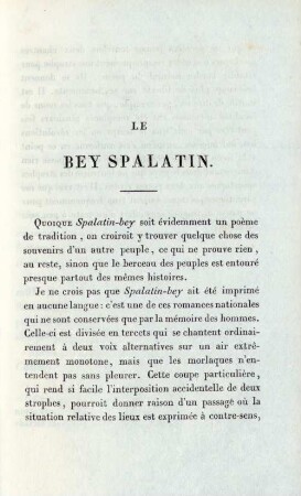Le bey Spalatin