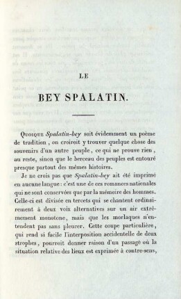 Le bey Spalatin
